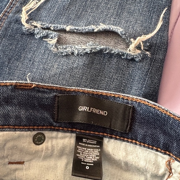 Express Ripped Indigo Jeans - Picture 3 of 5